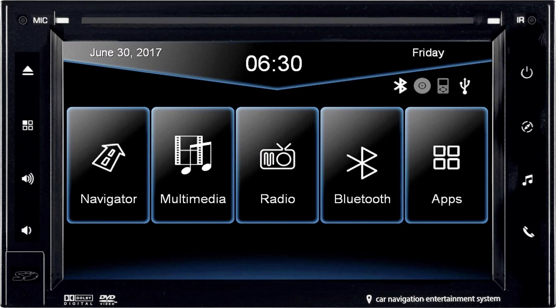 ESX VN630W Navigationsgerät, Festeinbau Europa Bluetooth®-Freisprecheinrichtung