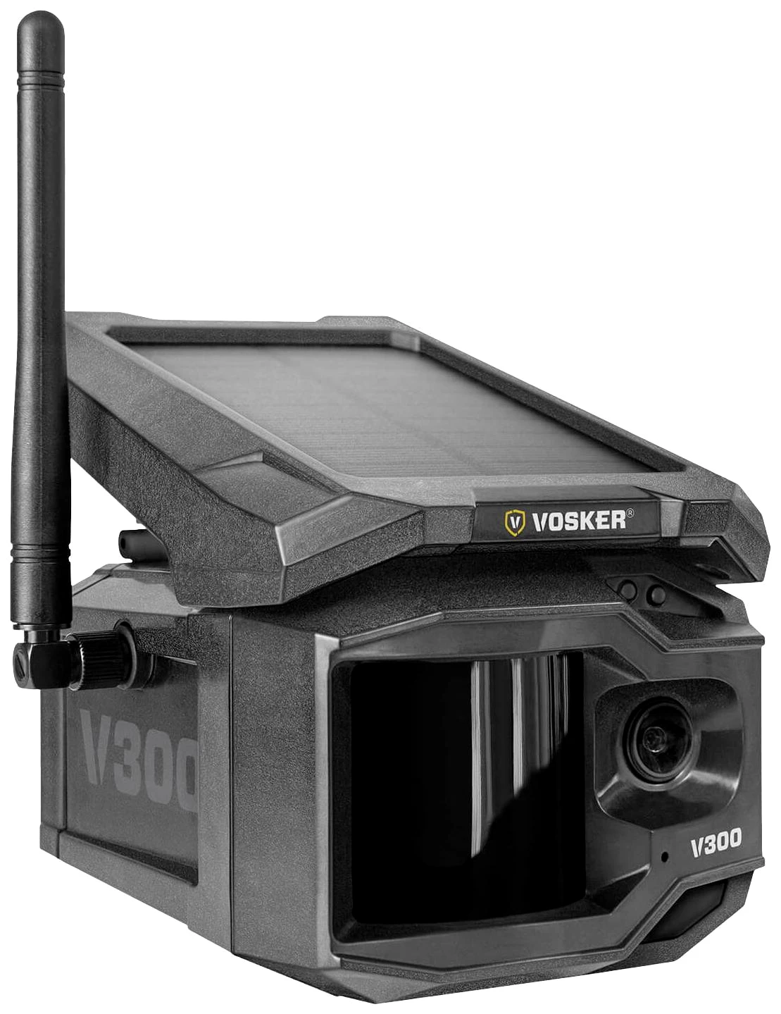 Vosker V300 LTE Überwachungskamera 1080 Pixel 4G Bildübertragung, inkl. Klemmhalterung