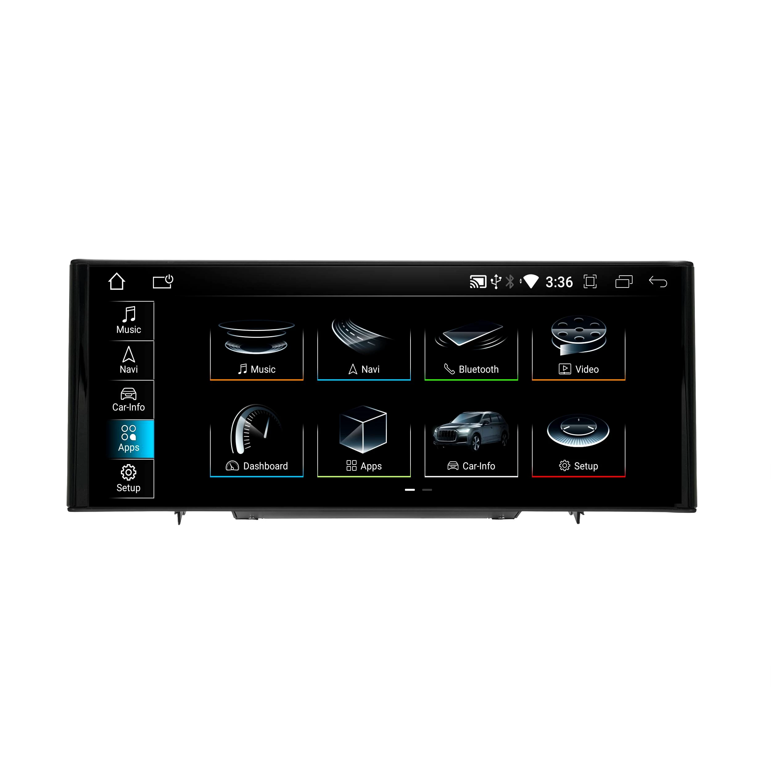 Für Audi A4 A5 B9 12" Touchscreen Android GPS USB Navigation Bluetooth Carplay