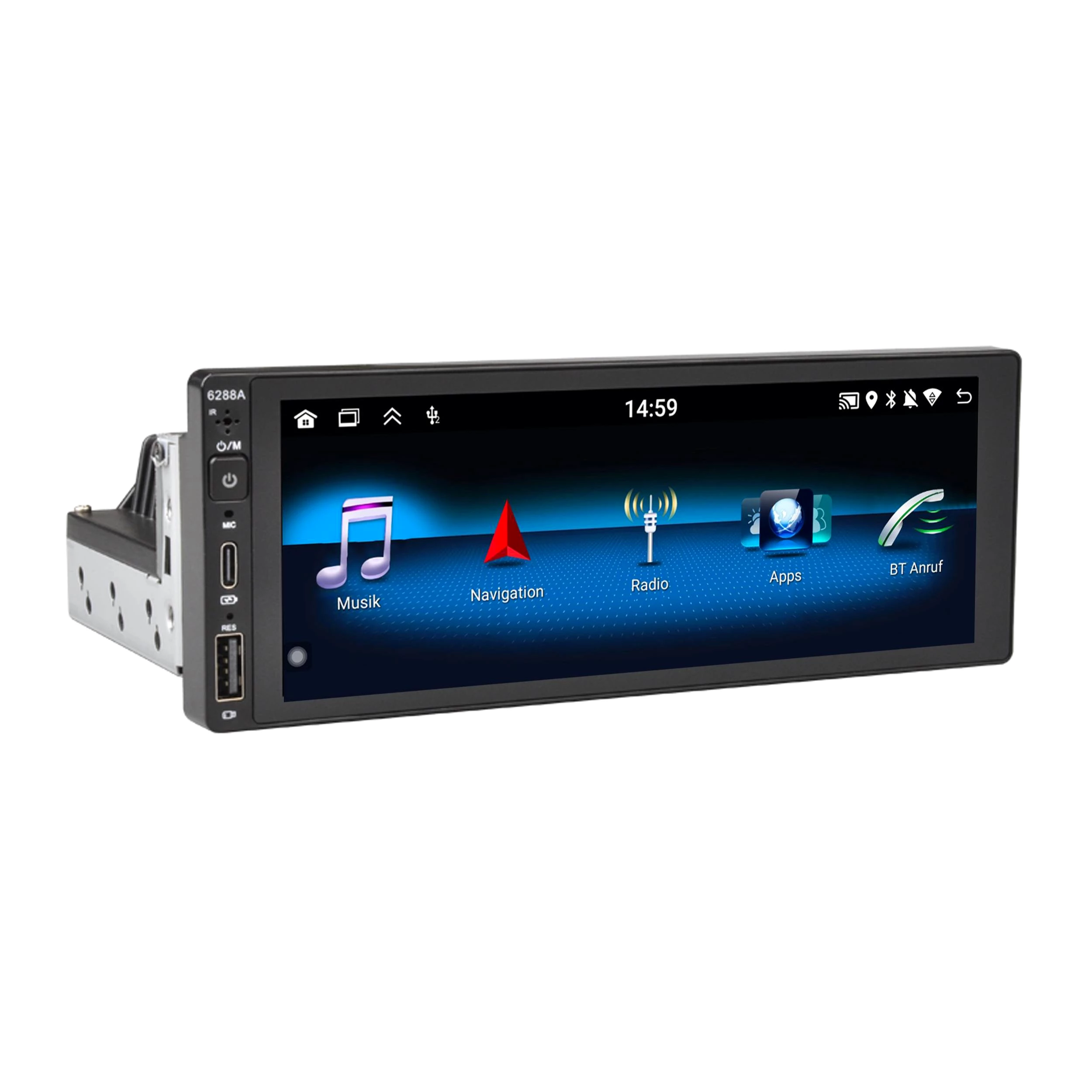 1 DIN Universal 6.9" Touchscreen Android Autoradio GPS Navigation CarPlay