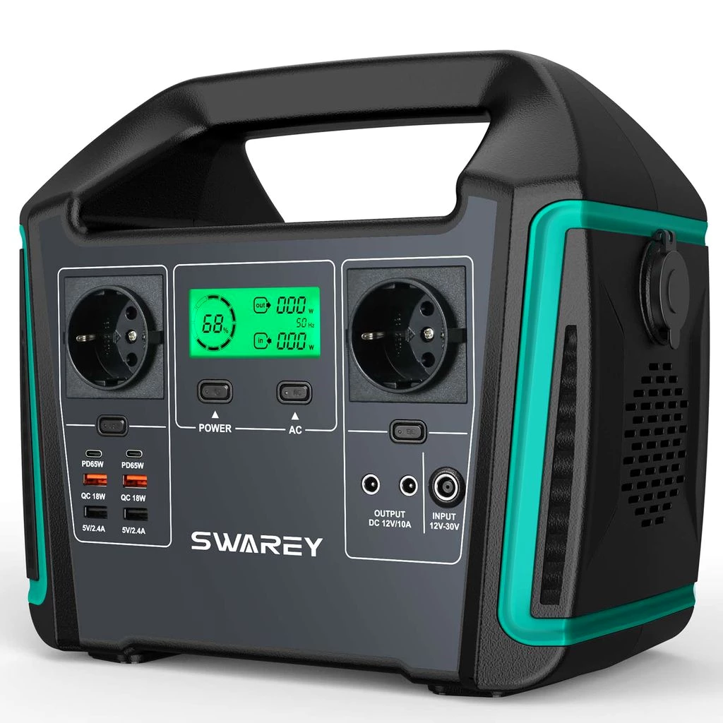 SWAREY S1000 Power Station Stromzeuger 1000W Tragbare Solarspeicher Stromgenerator Ladegeräte