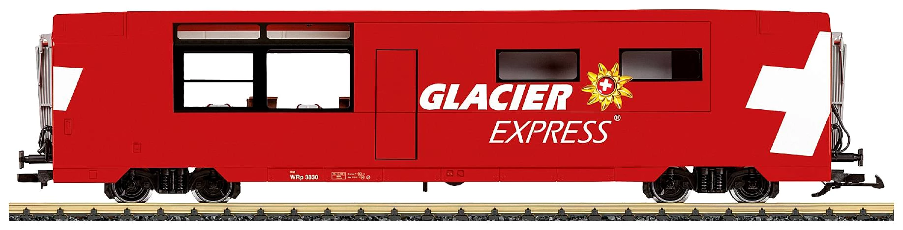 LGB 33673 G Speisewagen Glacier-Express der RhB 