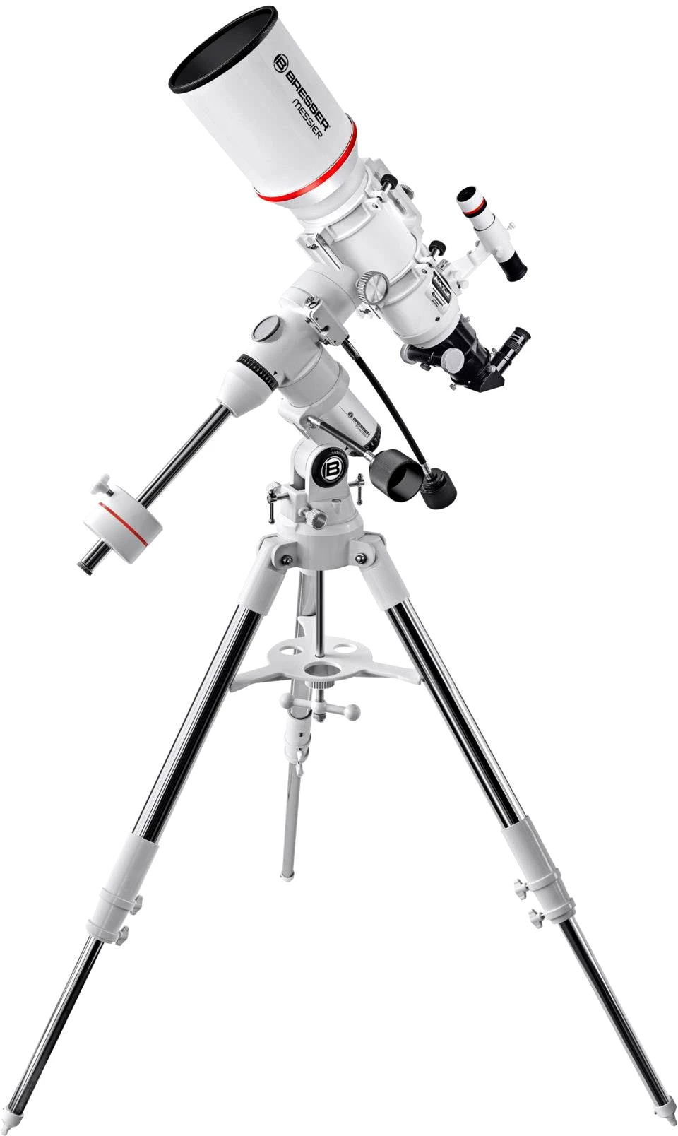 Bresser Optik Messier AR-102s/600 Hexafoc EXOS-1/EQ4 Linsen-Teleskop Äquatorial Achromatisch