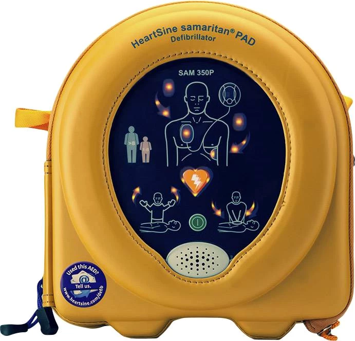 HeartSine AED-HS-SAM350P Defibrillator Innenbereich, Außenbereich mit Sprachanweisungen