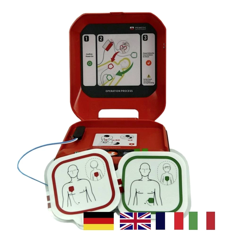 MEDX5 Primedic HeartSave Y Defibrillator mit Sprachanweisungen