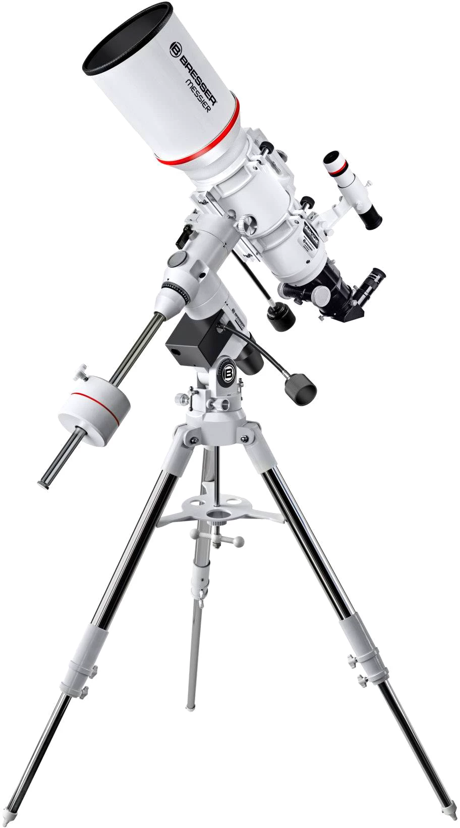 Bresser Optik Messier AR-102s/600 Hexafoc EXOS-2 Linsen-Teleskop Äquatorial Achromatisch