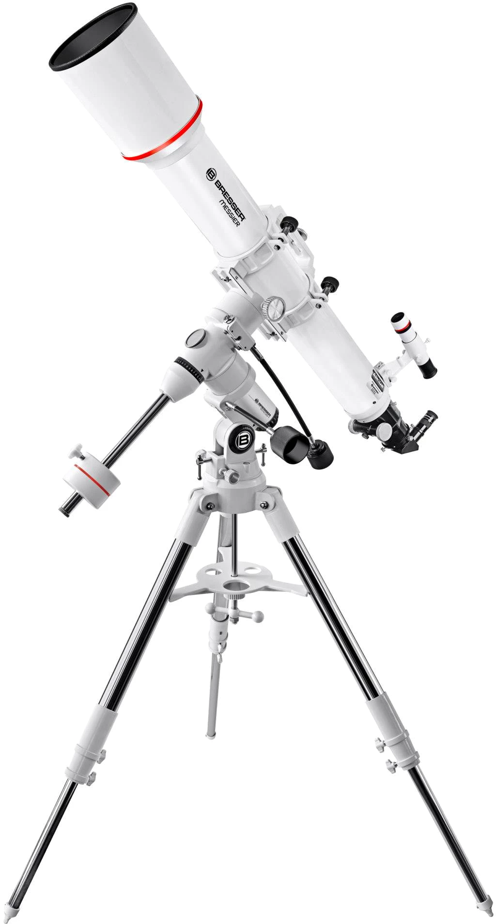 Bresser Optik Messier AR-102/1000 Hexafoc EXOS-1/EQ4 Linsen-Teleskop Äquatorial Achromatisch