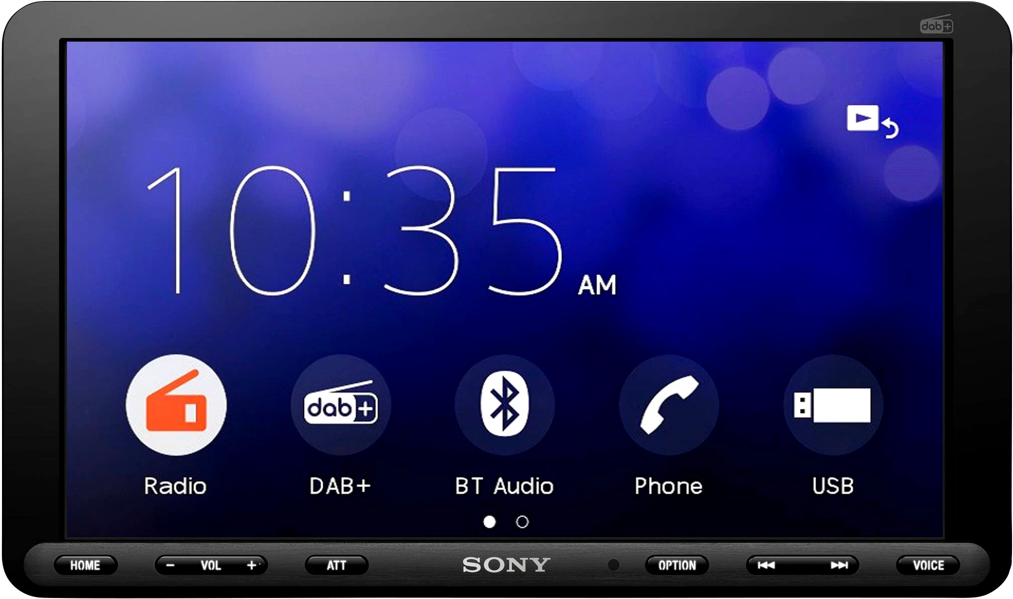 Sony XAV-AX8050ANT Doppel-DIN Moniceiver AppRadio, Bluetooth®-Freisprecheinrichtung, DAB+ Tuner