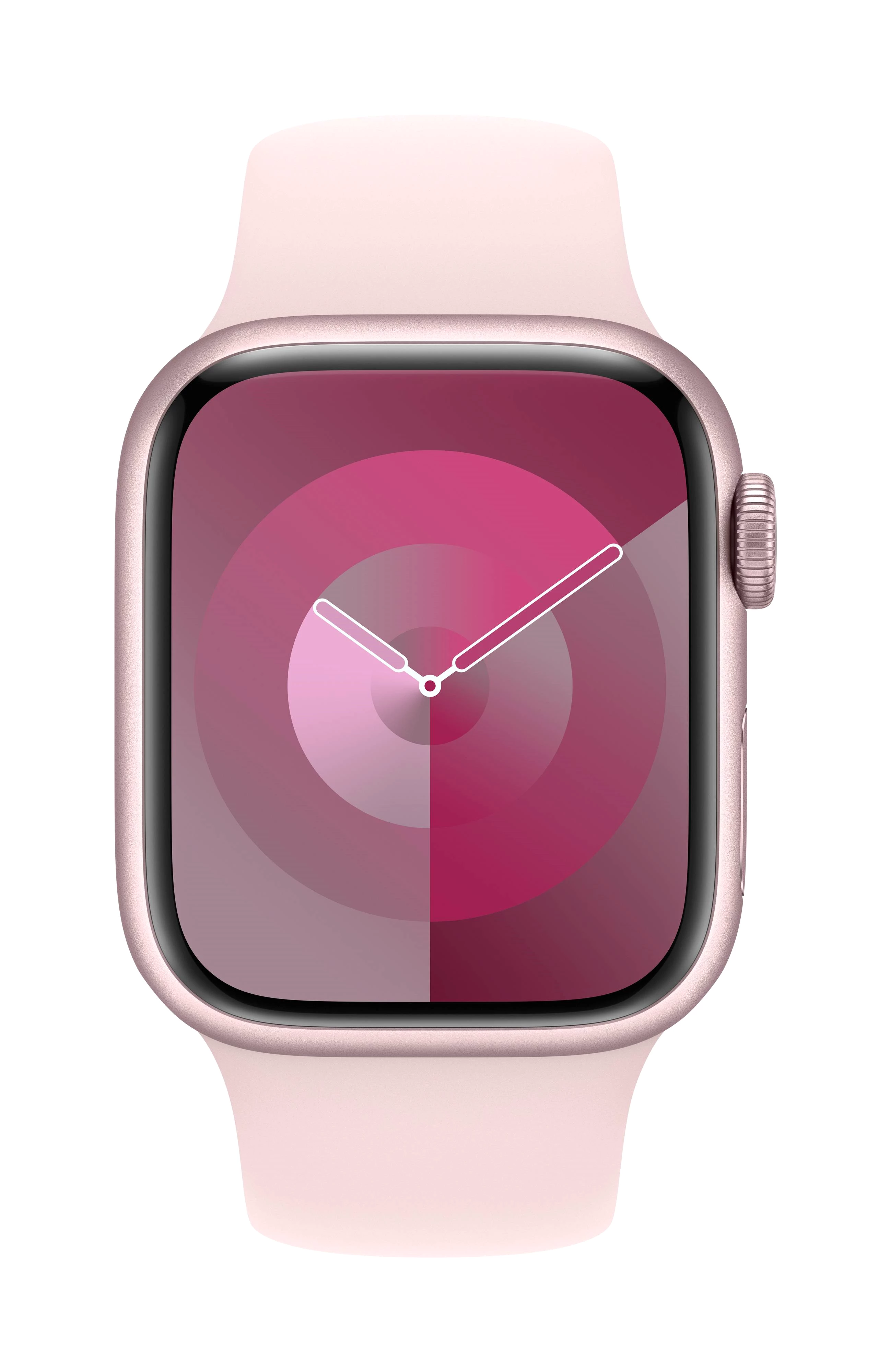 Apple Watch Series 9 GPS + Cellular 41 mm Aluminiumgehäuse Sport Band Light-Pink S/M