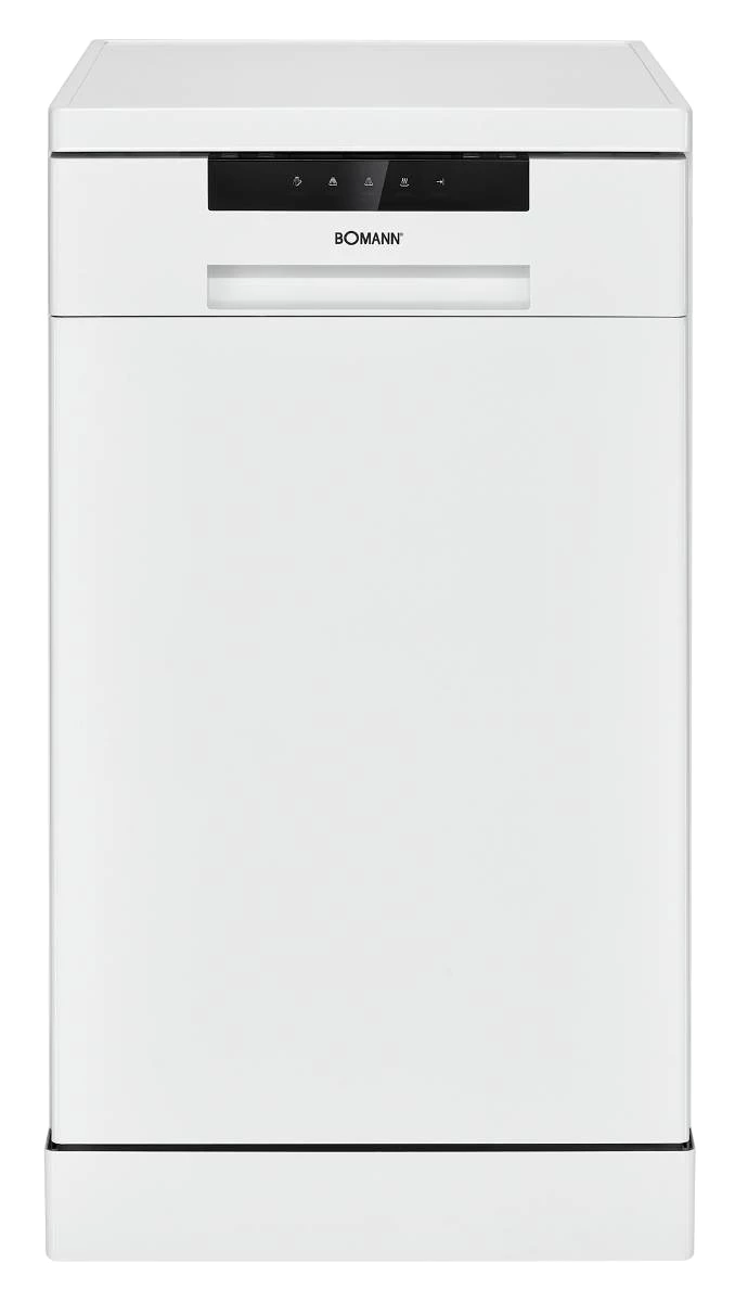 Bomann Geschirrspüler GSP 7409 weiß, Stand / Unterbau, 45 cm