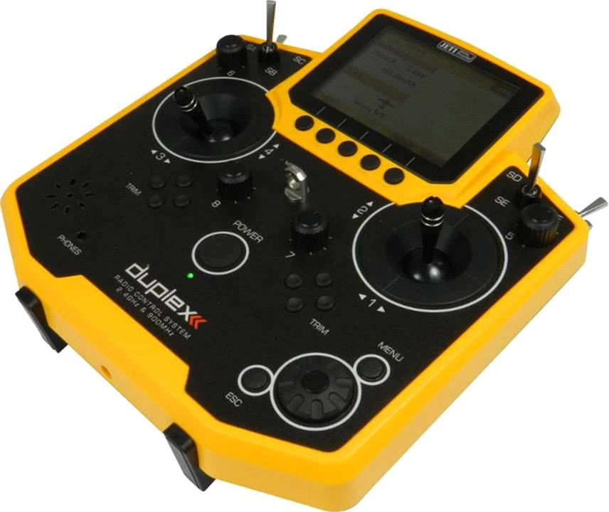 Jeti DS-12 Multimode Gelb Hand-Fernsteuerung 2,4 GHz Anzahl Kanäle: 8 