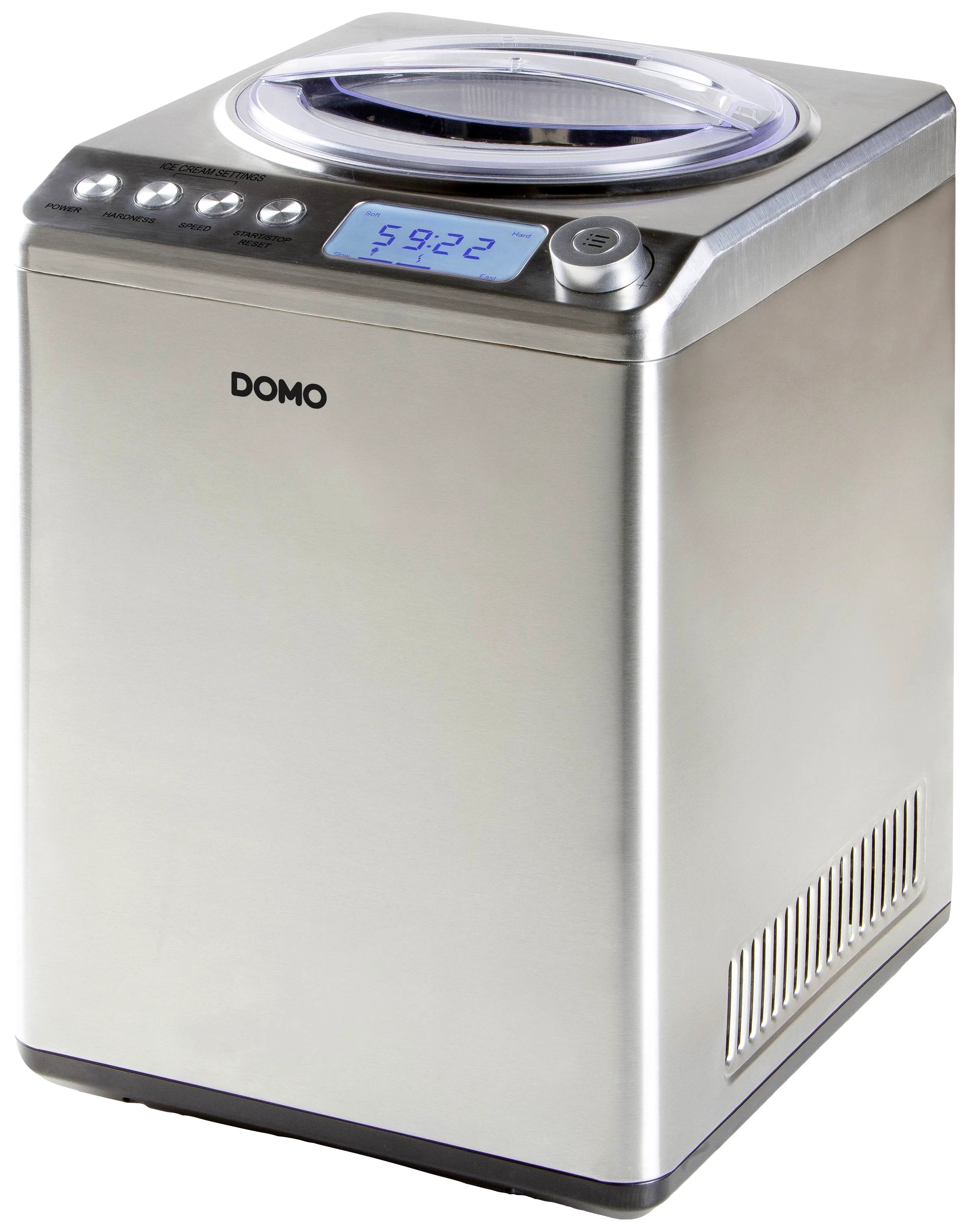DOMO DO92321 Pro Eismaschine mit Display 2.5 l
