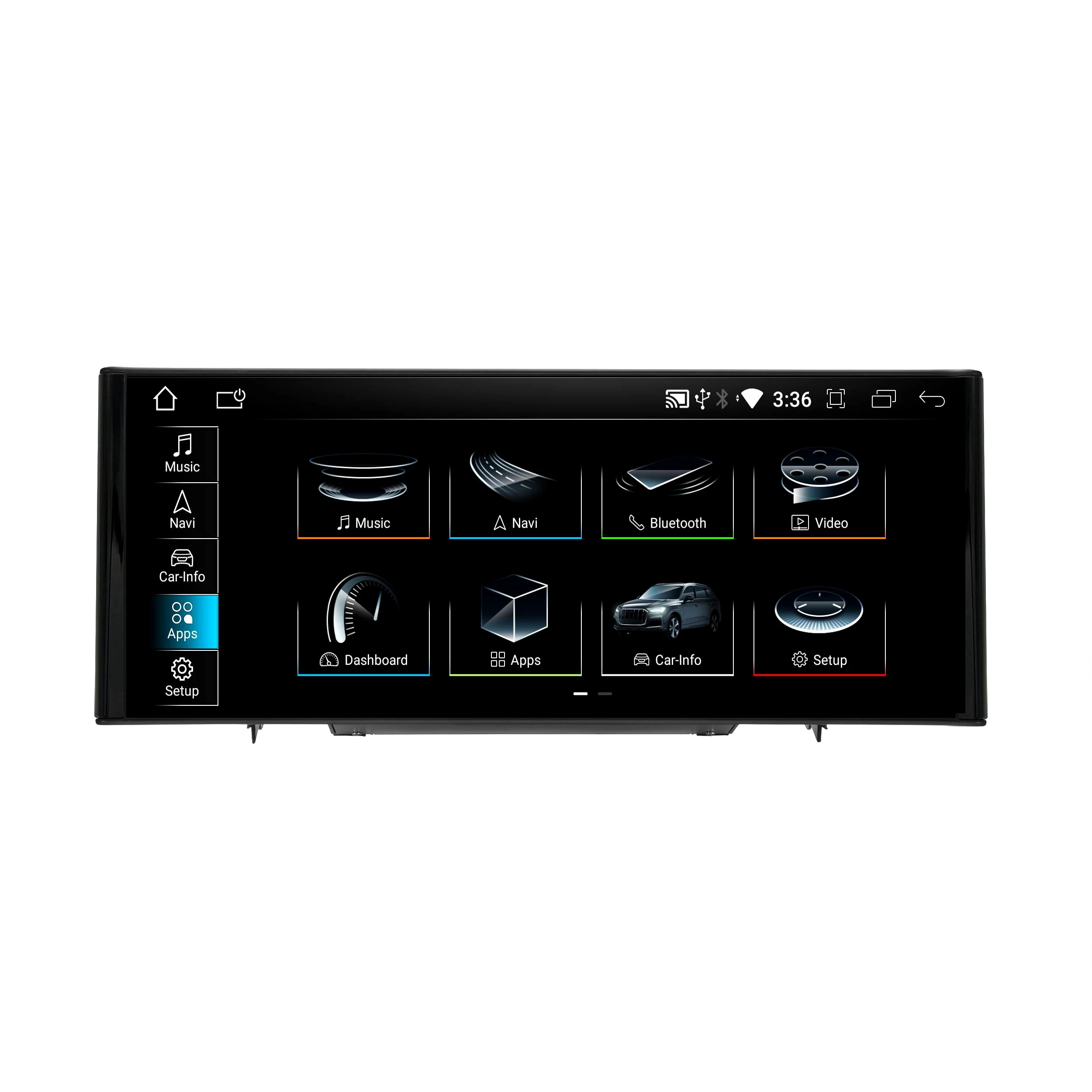 Für Audi A4 A5 B9 RHD 12" Touchscreen Android GPS Navigation Bluetooth Carplay